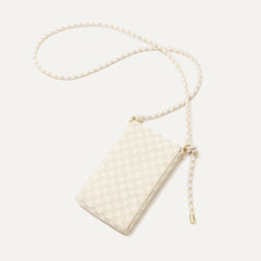 The Phone Crossbody - White Sand
