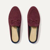 The ReVelvet™ Double Bit Loafer Mule - ReVelvet™ Syrah