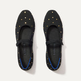 The Square Mary Jane - Studded Black