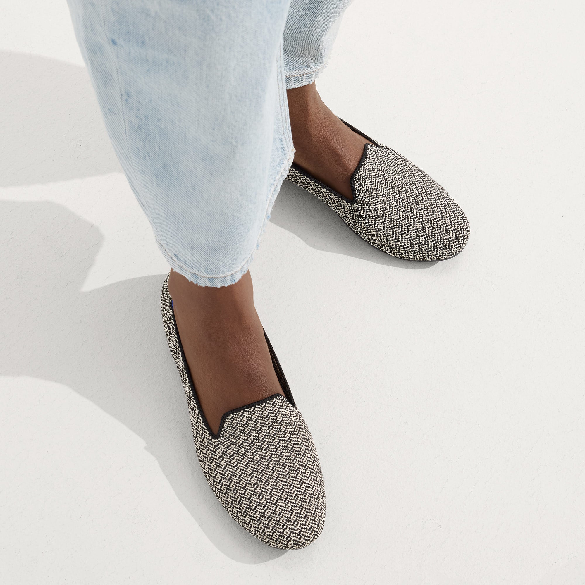 The Loafer - Slate Herringbone