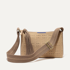 The Casual Crossbody - Brown Perf