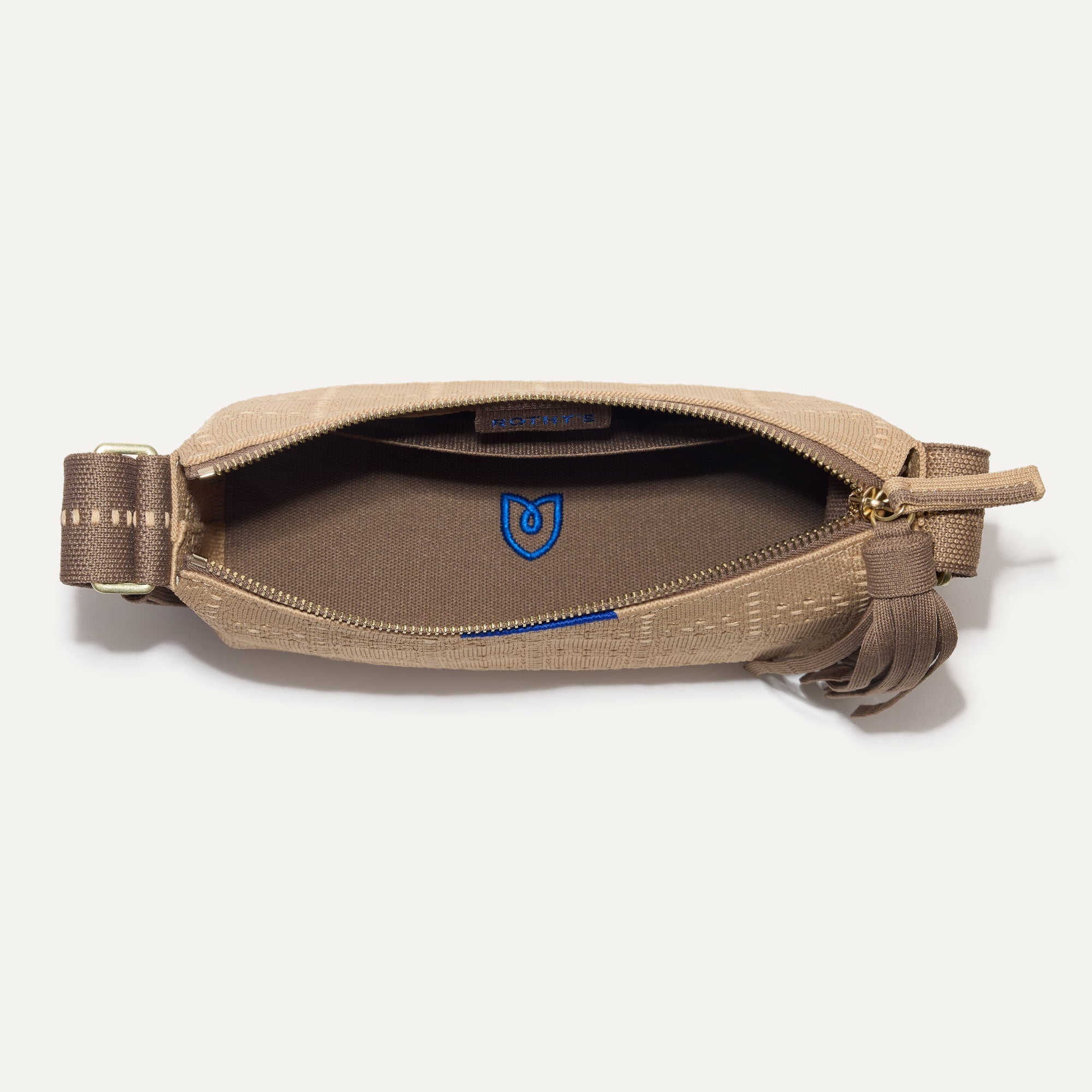 The Casual Crossbody - Brown Perf