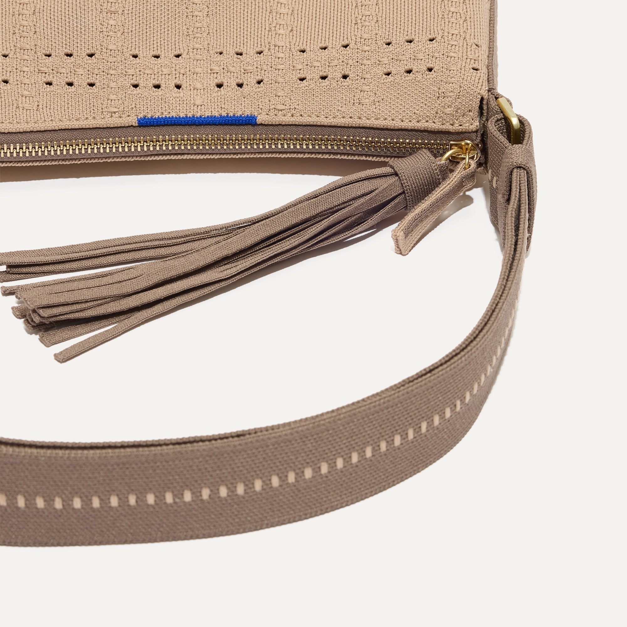 The Casual Crossbody - Brown Perf