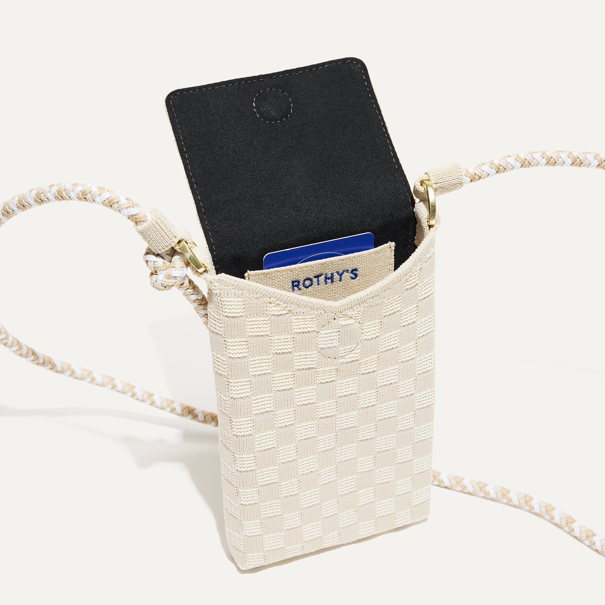 The Phone Crossbody - White Sand