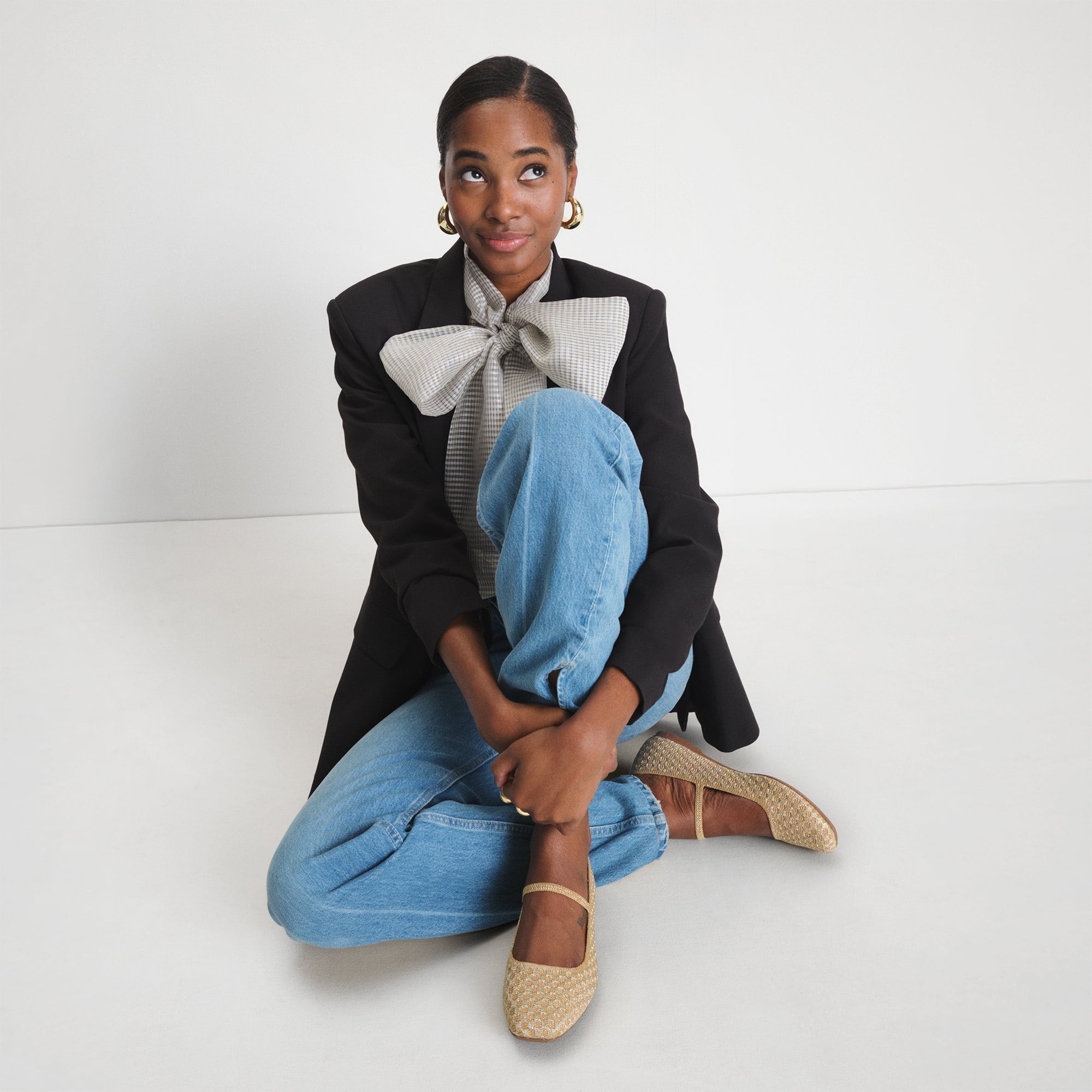 The Max Square Mary Jane - Golden Sun Basketweave