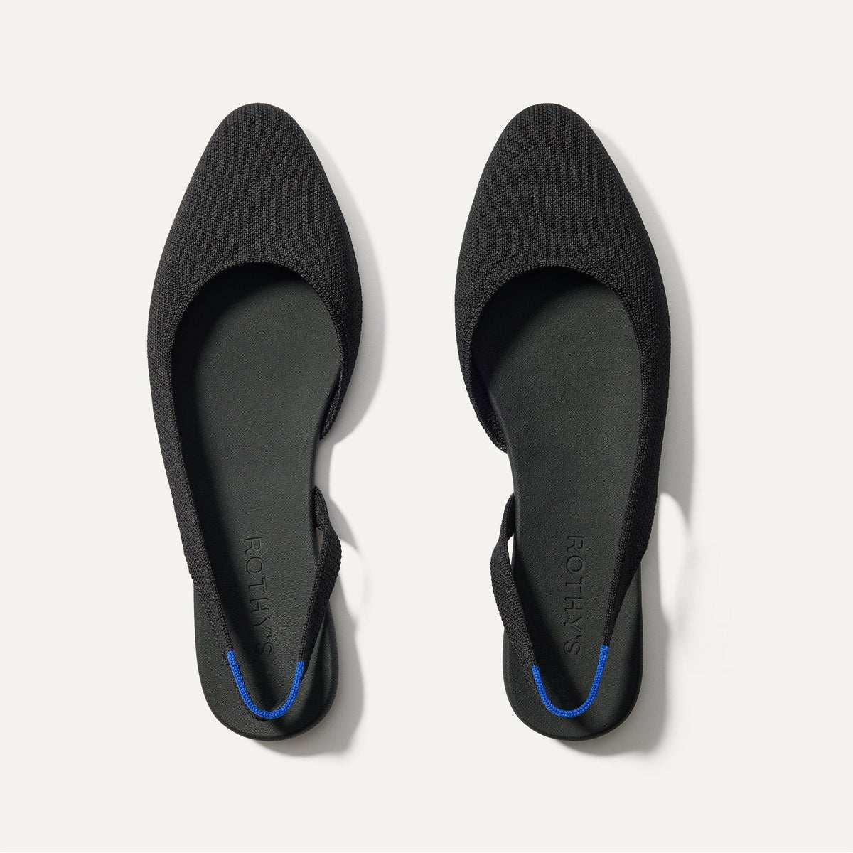 The Almond Slingback - Black