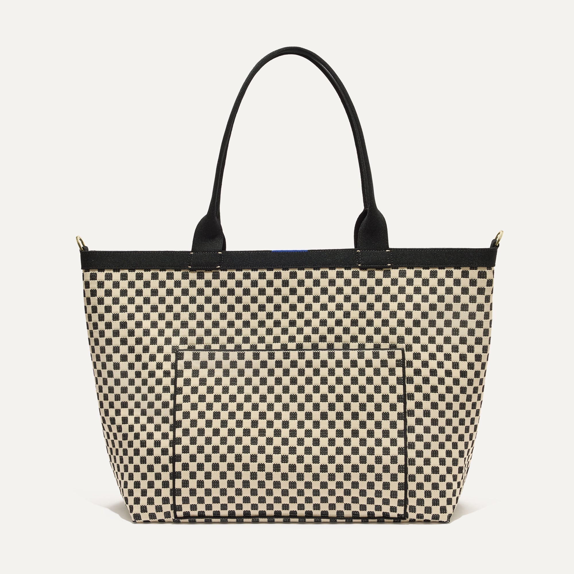 The Zip Travel Tote - Tuxedo Midi Check