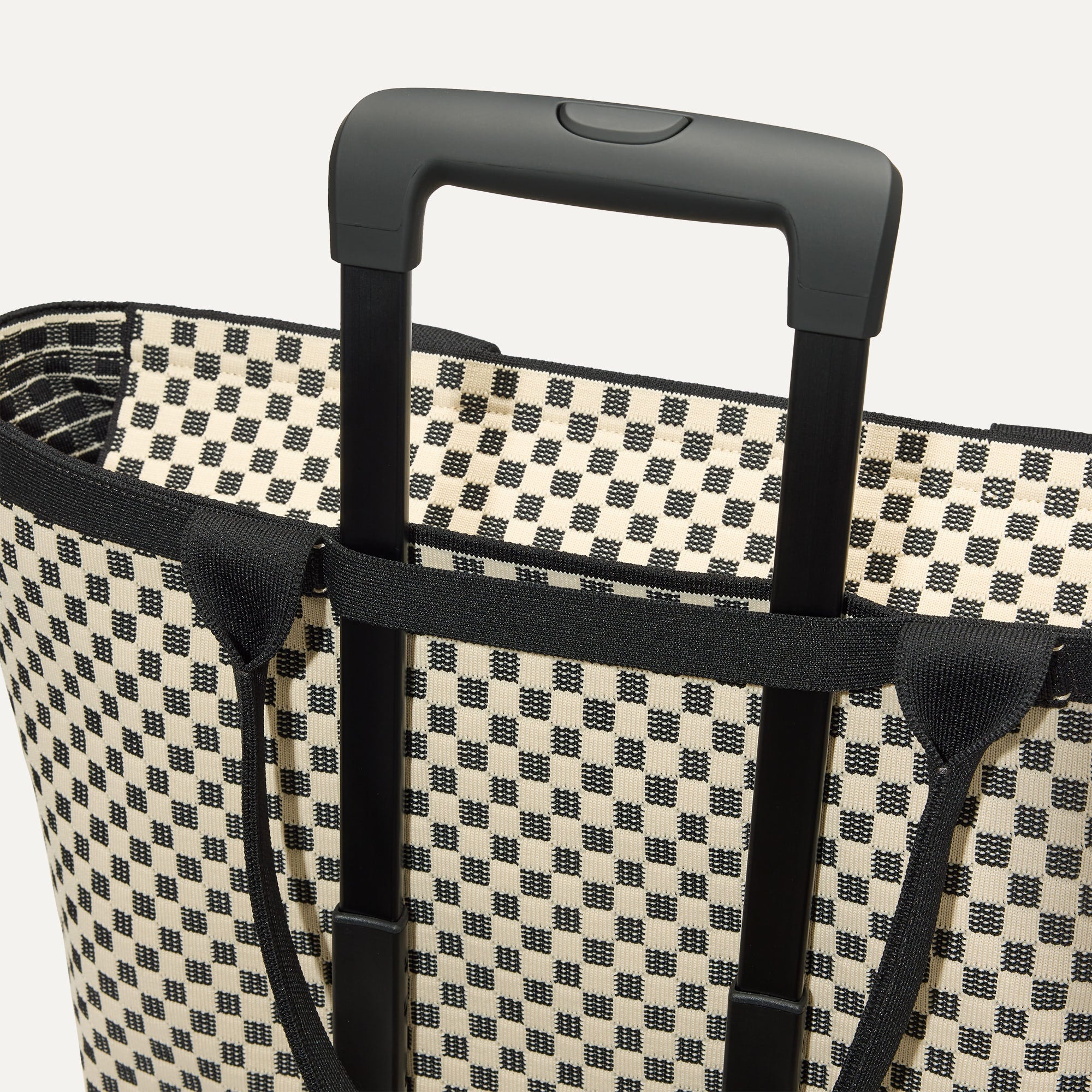 The Zip Travel Tote - Tuxedo Midi Check