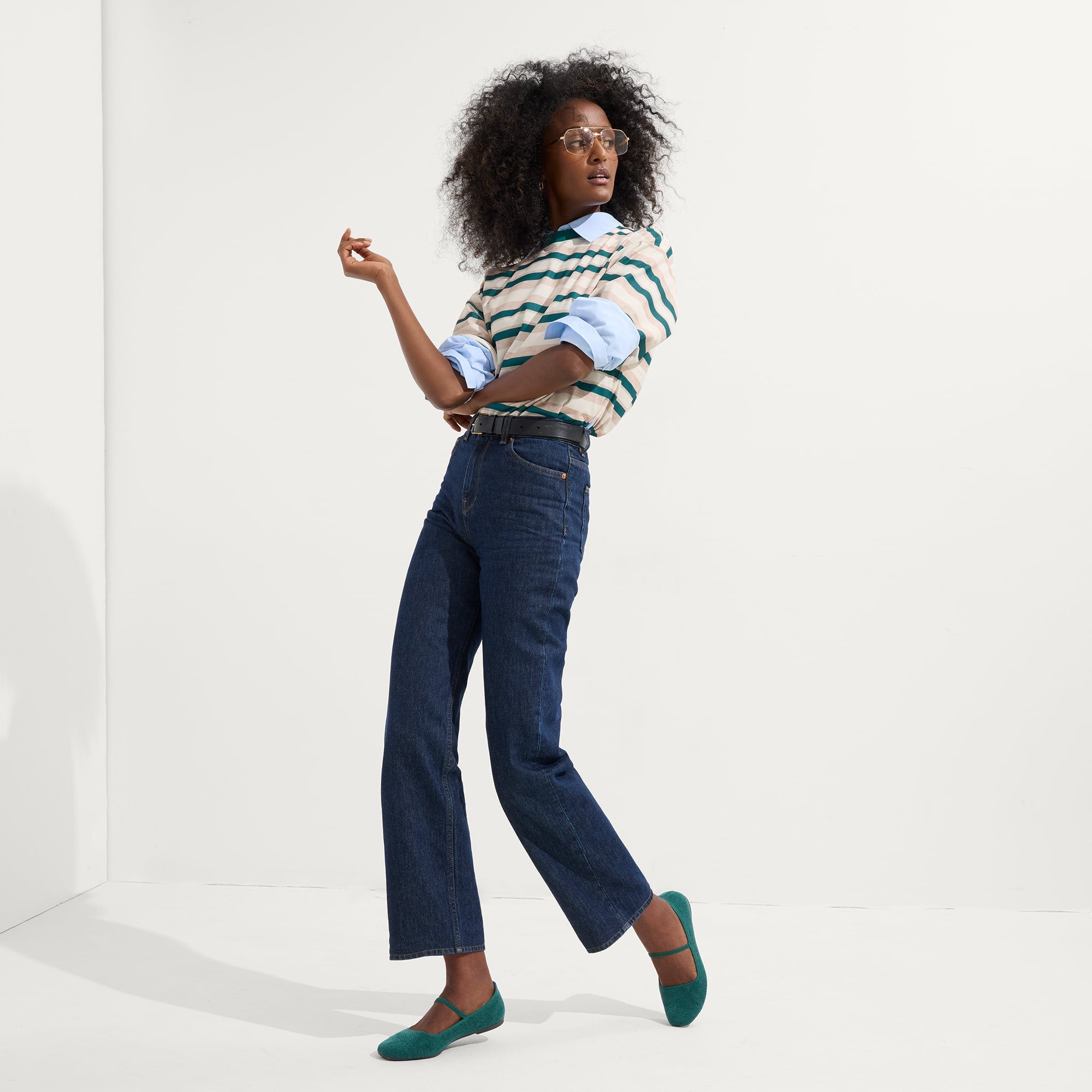 The ReVelvet™ Max Square Mary Jane - ReVelvet™ Everglade