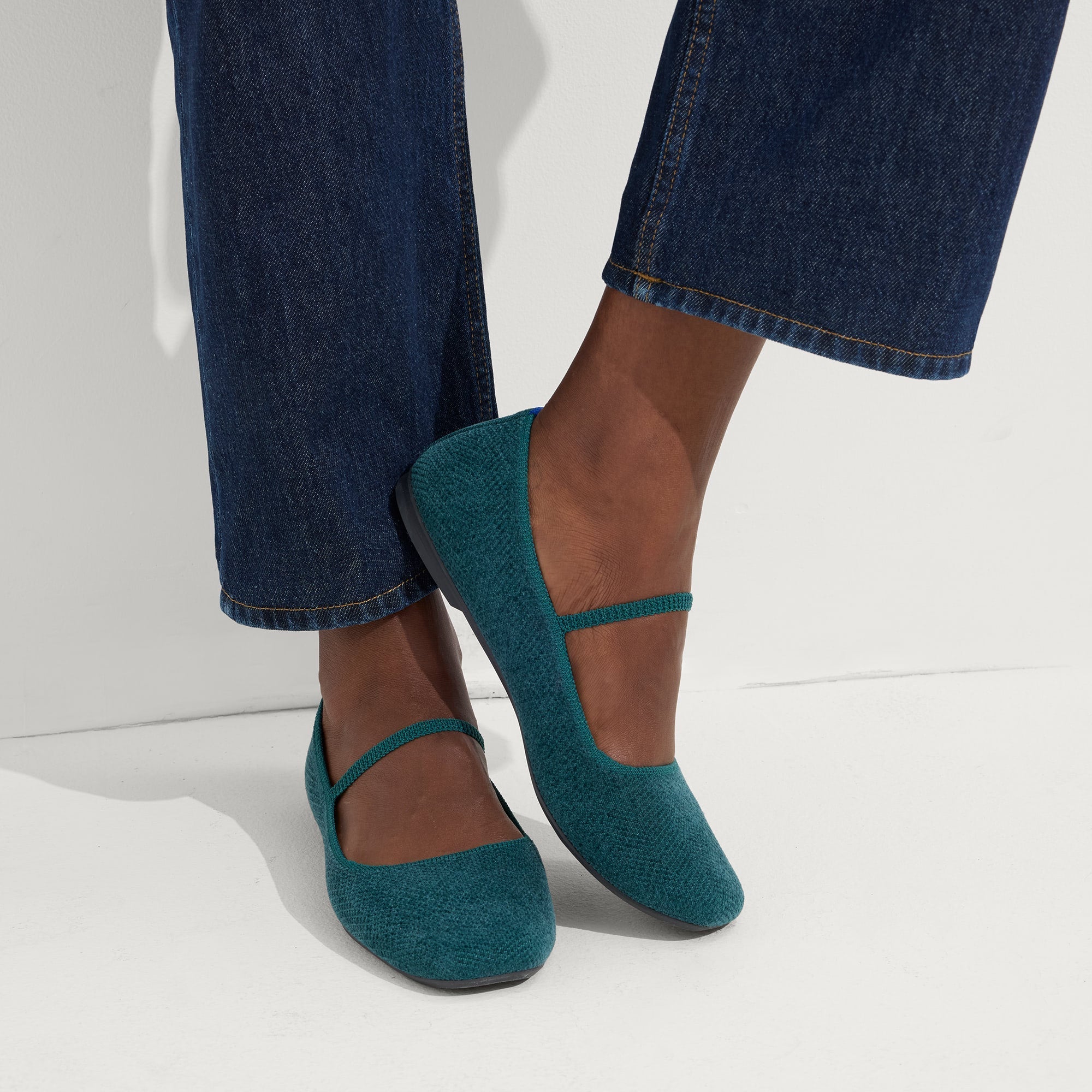 The ReVelvet™ Max Square Mary Jane - ReVelvet™ Everglade