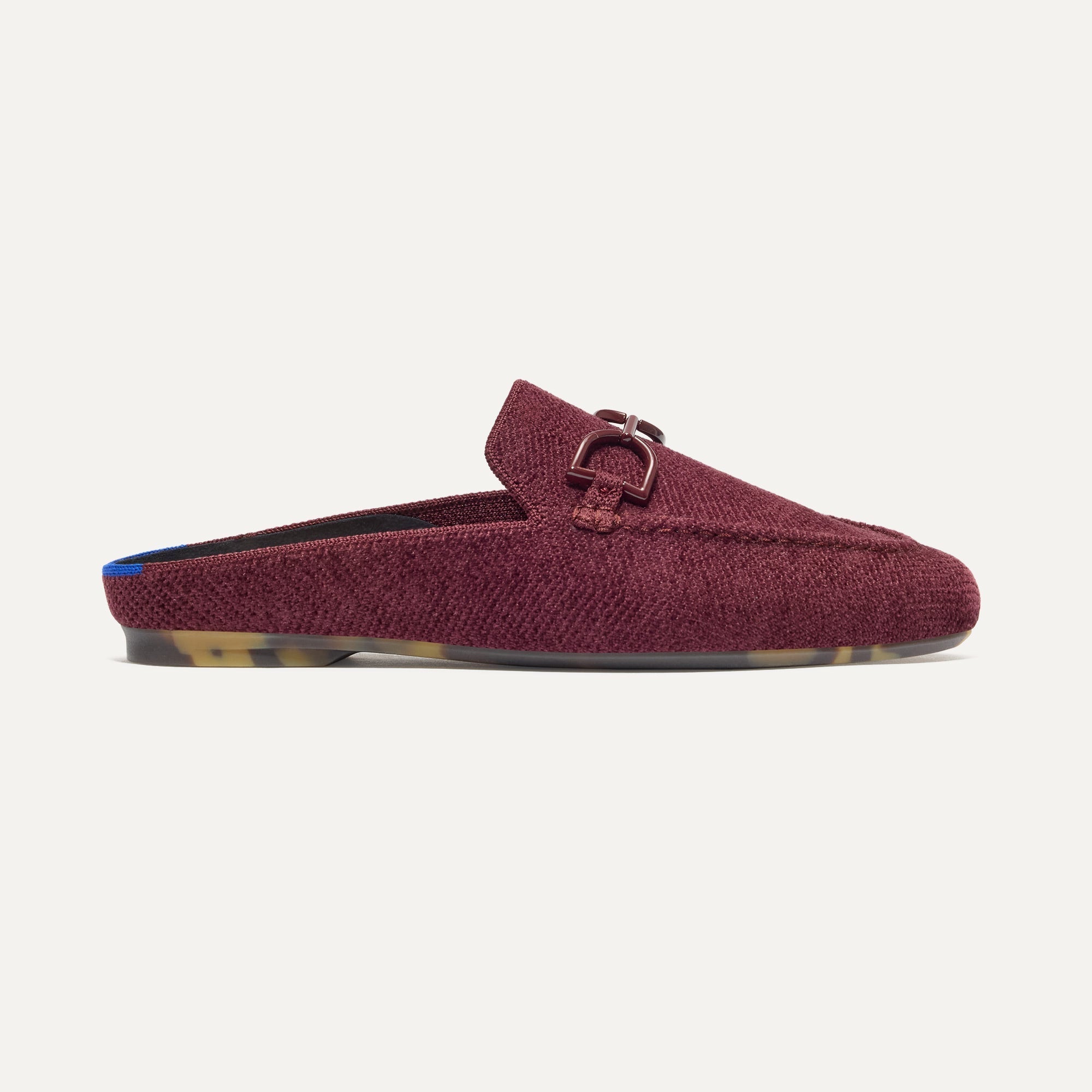 The ReVelvet™ Double Bit Loafer Mule - ReVelvet™ Syrah