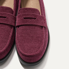 The ReVelvet™ Penny Loafer - ReVelvet™ Syrah